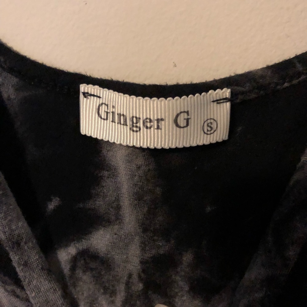 Black and White tie dye romper - Picture 3 of 3